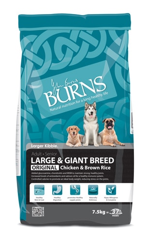 Burns Large Breed Chicken & Brown Rice Dry Dog Food - 15kg
